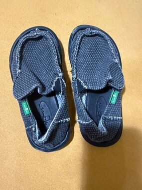 Sanuk Kids Grey Canvas Shoes